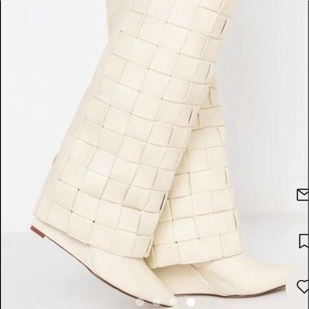 Azalea Wang knee high wedge boots